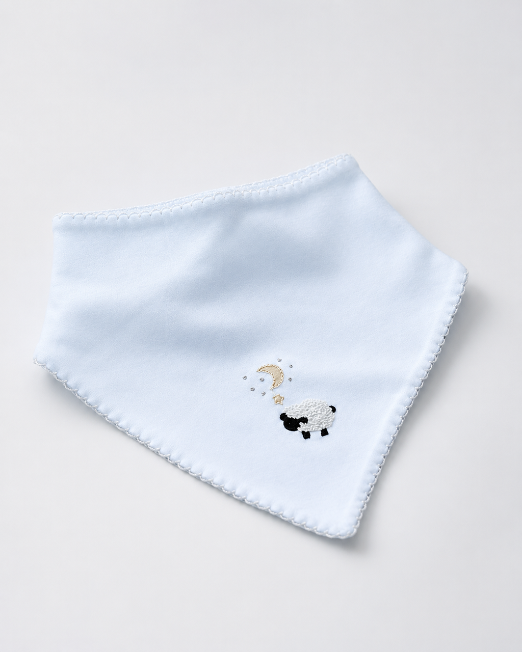 Babero algodón Pima – Colección Ovejitas