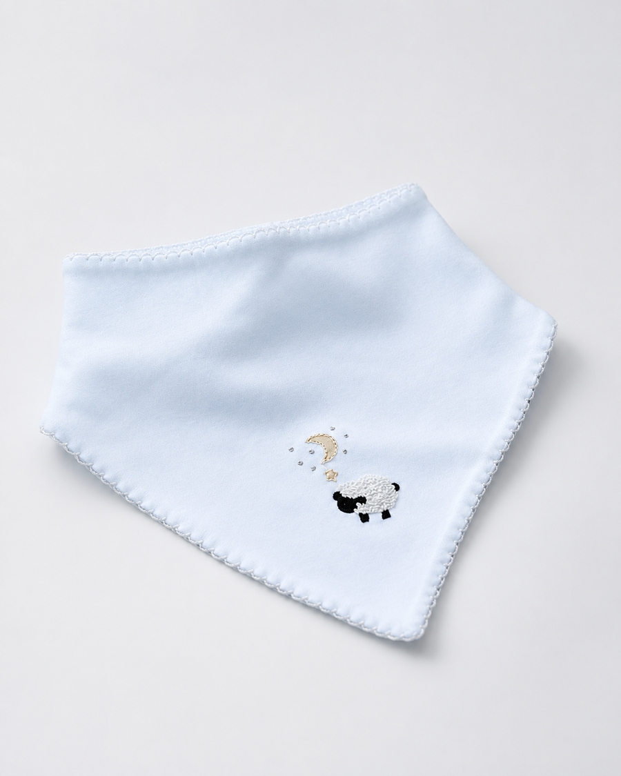 Babero algodón Pima – Colección Ovejitas